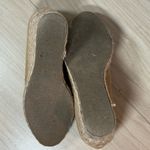 Cute Soft Style Brown Tan Knotted Wedges Jute Heel Peep Toe 8M Size 8 Photo 3