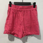 Rails NEW  Leighton Shorts Women XXS Pink Elastic Waist Travel Lounge Preppy Photo 0