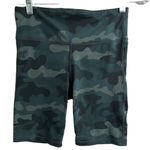 Gap  Fit Camo Biker Shorts Womens Size S Green Camouflage High Rise Photo 1