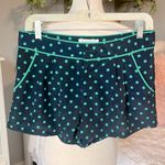 Forever 21 Navy green polka dot shorts silky Photo 1