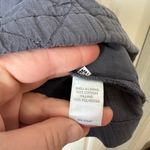 J.Jill Women Quilted Lightweight Jacket Charcoal Gray Mixed Media Cotton Size M Photo 5