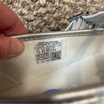 Converse Dainty Mary Jane Slip Strap Shoes Silver Metallic Sneakers Leather Photo 4