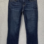 American Eagle NWT Jeans Artist Crop Low Rise Boho Stretch Women's 10 x 24.5 Photo 0