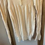 Decree  Cream Knit Sweater large Photo 6