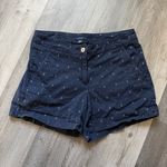 Nautica  Anchor Shorts Navy Blue White 6 Cotton Stretch Coastal Photo 1