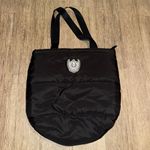 PINK - Victoria's Secret Victoria’s Secret PINK Black Puffer Tote Bag Photo 1