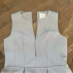 C/MEO COLLECTIVE  Silver Gray VNeck Night Fever Sleeveless Dress Size Sma… Photo 4