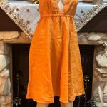 Anthropologie  Left of Center Orange summer dress  Photo 0