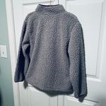 Jackson Hole Outerwear‎ size large grey sherpa half zip pullover. Gray Photo 4