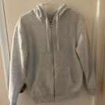 Grey Zip Up Hoodie Size XS Photo 0
