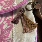 Sakroots  Artist Circle Linen Uncoated Canvas Foldover Crossbody, Rose in Bloom‎ Photo 6