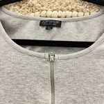 Topshop Gray Bodysuit Long Sleeve Photo 3