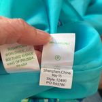 Lilly Pulitzer  Teal and Blue Swirl long sleeve Dress size large Photo 5