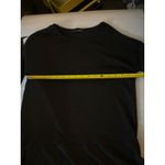 ZARA W&B Semi Sheer Black Textured High Low Top S No Care Tag Classic Preppy Photo 5