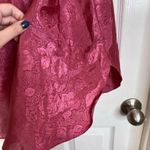 Vintage CACHET Burgundy Slip Dress Nightgown Size Large Satin Sheen Red Photo 5