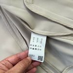 Hugo Boss  Katalla Crepe Open Front Blazer Size 8 Beige Cream Modern Minimalist Photo 3