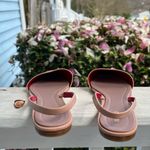 Diane Von Furstenberg pink Leather Kono Pointed Toe Flats Shoes Size 38 / 8 Photo 1