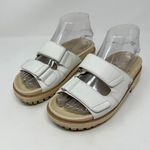Sam Edelman NEW  Eliana White Leather Lug Sole Slip On Sandals Size 5, MSRP $140 Photo 3
