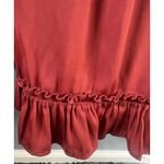 Altar'd State  Rust Satin Babydoll Mini Dress Sz XS Photo 5