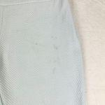 J. McLaughlin J. McLauglin Jacquard Button Ankle Pants Size 8 Light Blue Side Zip Cotton Photo 5