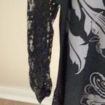 Cover charge Black & Silver lace Sleeves side lace beach cover up or dress Size undefined Photo 2