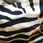 VIX Zebra Print‎ Beaded Bikini Bottom Black Size M Photo 7