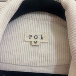 POL Cream Jean Jacket Classic Trucker Style White Size M Photo 1