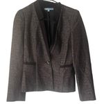 Antonio Melani Antonio‎ Melani Women's Size 4 Black Tweed One Button Suit Blazer Jacket Photo 0