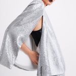 ZARA  Cape Puncho Blazer Silver SIZE XS NEW Photo 10