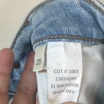 L'Agence NWT  El Matador Raw Hem Crop Slim Blue Jeans in Dev - Size 25 Photo 2
