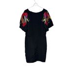 Yoana Baraschi Women's Dress Midi Shift Silk Lined Cinched Waist Sequin Size 6 Photo 7