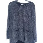 LOGO By Lori Goldstein LOGO Lori Goldstein Tunic Brocade Sequin Back Size Medium Holiday Sparkles NYE Photo 0