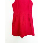 Anthropologie NWT Moulinette Soeurs Red Brocade Dress Size 8 Jacquard Fit Flare Photo 9