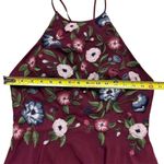 Jenny Yoo Sophie Chiffon Embroidered Bridesmaid Dress Women's Size 10 Red Formal Photo 4