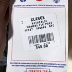 Champion AUTHENTIC ATHLETICWEAR off white creamy active sweatpants joggers NWT Photo 6