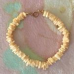 baby pink vintage Moonstone bracelet with 14k gold closure Photo 2