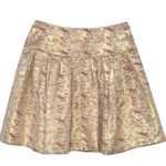 Moulinette Soeurs ANTHROPOLOGIE “Sugarplum” Metallic Brocade A-Line Skirt Size 6 Photo 3