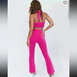 Princess Polly Two Piece 2 piece Set Pink Ultra Stretchy US 4 Keiara set Photo 9