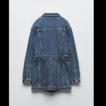 ZARA NWT DENIM TRF DRESS Photo 8