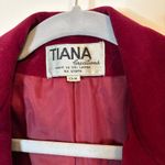 Tiana Creations Red Velvet Sz M/ L– Holiday Party Jacket Cotton Velvet Size L Photo 3