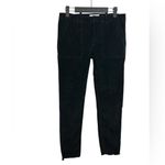 Nili Lotan Jenna Black Corduroy Ankle Pants Size 2 Photo 1