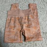 AYBL orange peach camo seamless butt scrunch leggings size small Photo 1