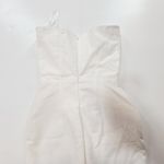 MORE TO COME Sophia Strapless Midi Dress in white XXS Photo 9