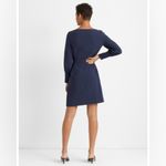 Club Monaco Button Sleeve Dress Robe in Navy/ Bleu Marine Size 2, New w/Tag $269 Photo 3