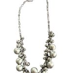 Lia Sophia  Stranded Silver Tone Necklace Pop The Bubbly 19in Adjustable Timeless Photo 0