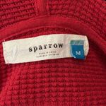 EUC Sparrow Hooded Sweater Red Size M Photo 2