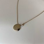 R. J. Graziano 2 Charm Necklace Angel and Pearl Gold Tone 16 Photo 3