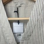 ONIA NWT Air Linen Button Down Maxi jute/white stripes dress size small Photo 9