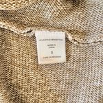 New York and Company Beige V Neck Women's Bracelet Sleeve Knit Sweater Size S Tan Photo 5