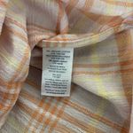 Faherty  Organic Cotton‎ Ollie Blouse - Size M - Aroma Plaid - NWT Photo 5